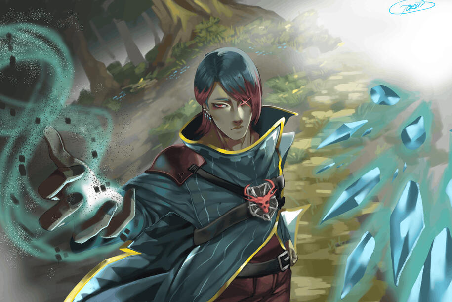 Splash Art - Ice Assassin